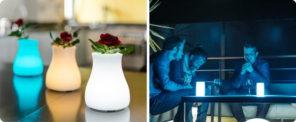 Table lamps app controlled