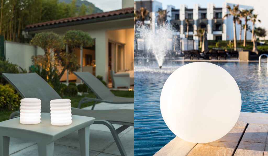 Smart Design Lamps for a Pool