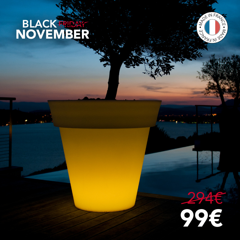 POT LUMINEUX GOTA 1 Gota Black November