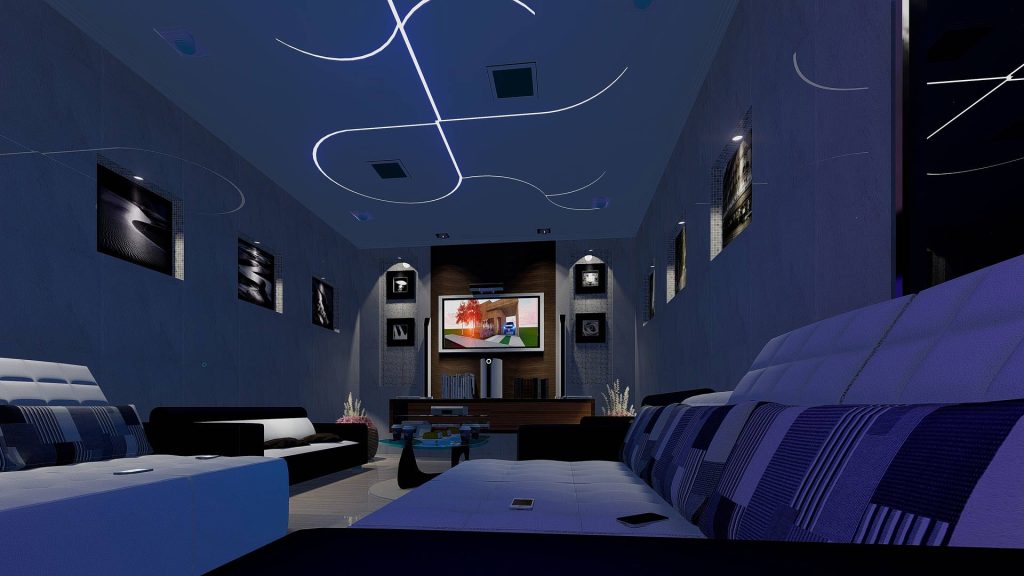 Living room adhesive LED STRIPLED